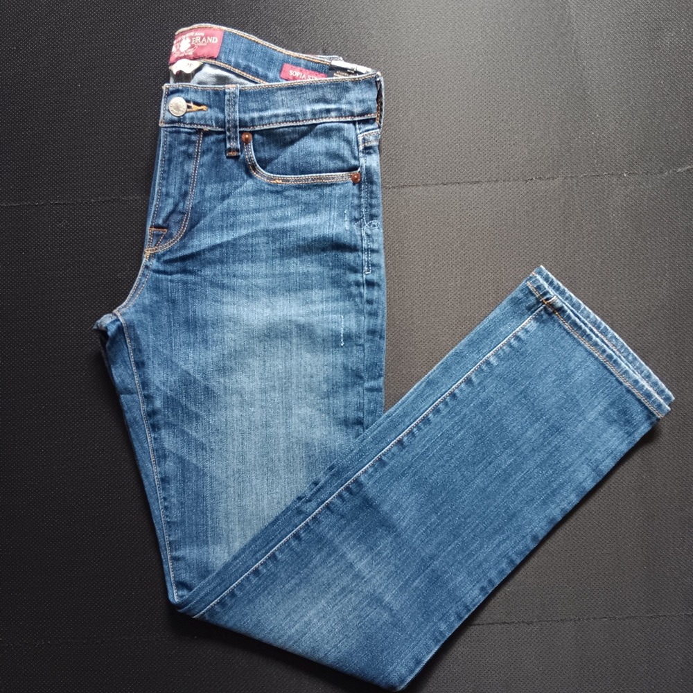 Lucky Brand Sofia Straight Jeans Womens 6/28 *measures 30 Blue NWT Ankle 7WC1015 - Picture 2 of 14
